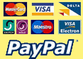 All major credit cards securely accepted via PayPal
You do not need a PayPal account PayPal